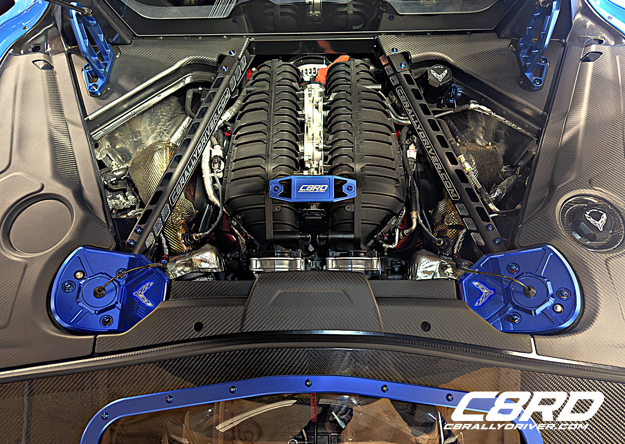 C8RallyDriver Rear C8 Corvette Strut Covers