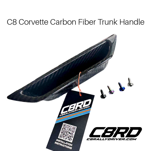 C8 Corvette Carbon Fiber Trunk Handle
